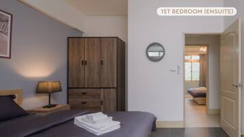 3 bedrooms, desk, iron/ironing board, free WiFi