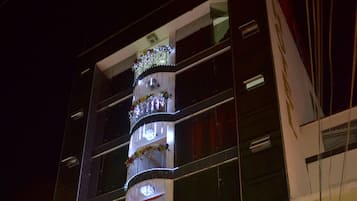 Front of property - evening/night