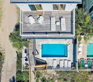Pool - 7BR Home Near Surfside Pier w/ Private Pool & Wi-Fi (Surfside Beach)