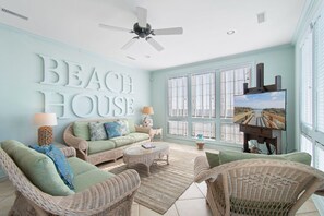 Smart TV - Boss Beach 4 Bedrooms Oceanfront (Garden City Beach)