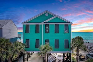 Exterior - 4BR w/ Private Pool & Beach Views Near Garden City Pier (Garden City Beach)