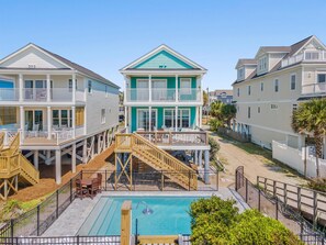 Exterior - Home w/ Beach Views & Private Pool Near Surfside Pier (Surfside Beach)