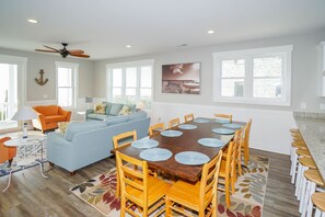 Dining - 8BR Family Home w/ Pool & Beach Access Near Surfside Pier (Surfside Beach)