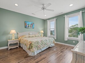 4 bedrooms, iron/ironing board, free WiFi, bed sheets - Walk to Beach Surfside House w/ Pool & 4 Bedrooms (Surfside Beach)