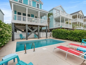 Pool - Walk to Beach Surfside House w/ Pool & 4 Bedrooms (Surfside Beach)
