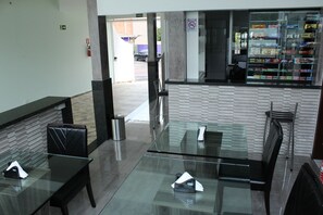 Interior entrance