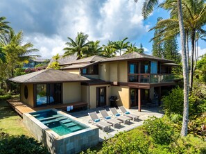 Pool - Keoniana Kai - Pool & Hot Tub with Ocean Views (Princeville)