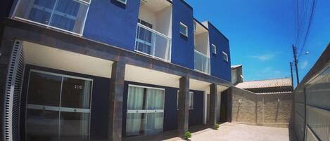 Fassade der Unterkunft