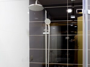Shower, hair dryer