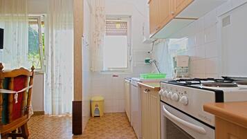 Kühlschrank, Ofen, Herdplatte, Geschirrspüler