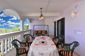 Outdoor dining - Apartment 1223/11184 (Istria - Peroj), 900m from the beach (Peroj)