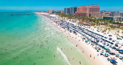 Avalon Condo minutes from Clearwater Beach with pool , and king size bed