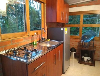 Apart-study in the middle of nature with a view of Cali and the Valle del Cauca.