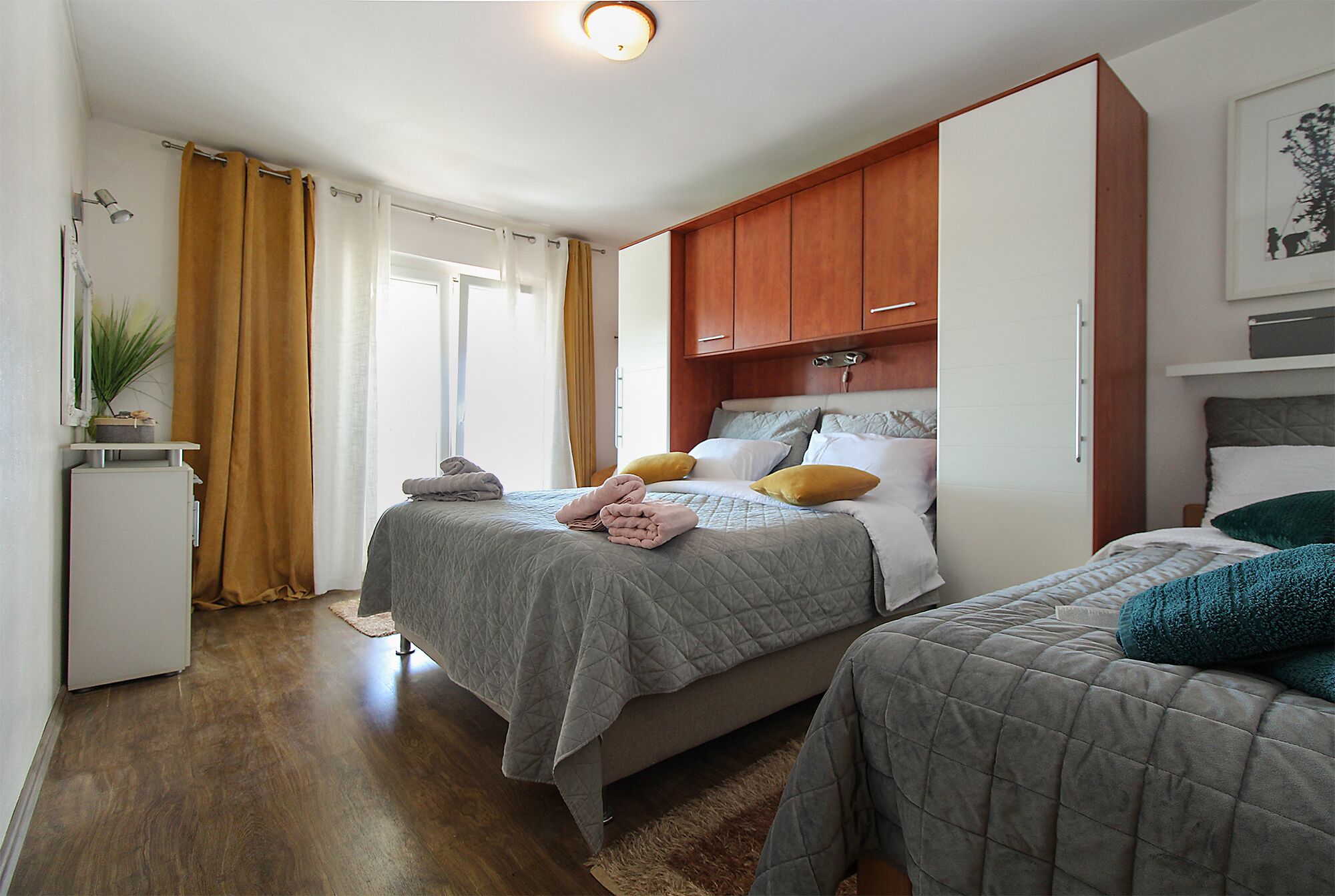 2 bedrooms, internet
