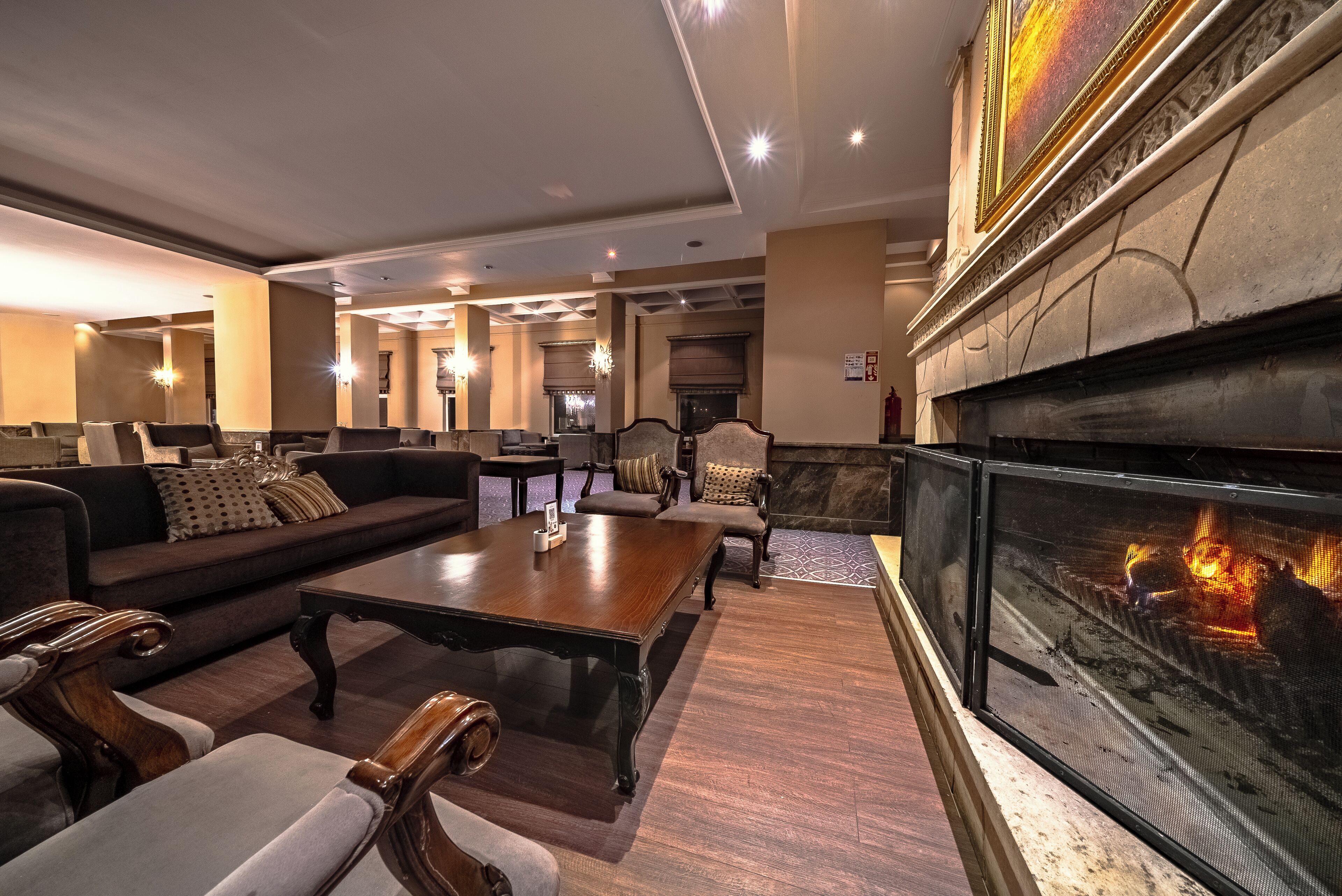 Sala de estar en el lobby