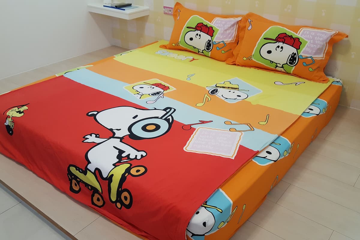 1 chambre, bureau, Wi-Fi gratuit, draps fournis