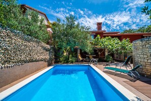 Pool - Apartment 1510/14941 (Istria - Krnica), 2500m from the beach (Krnica)