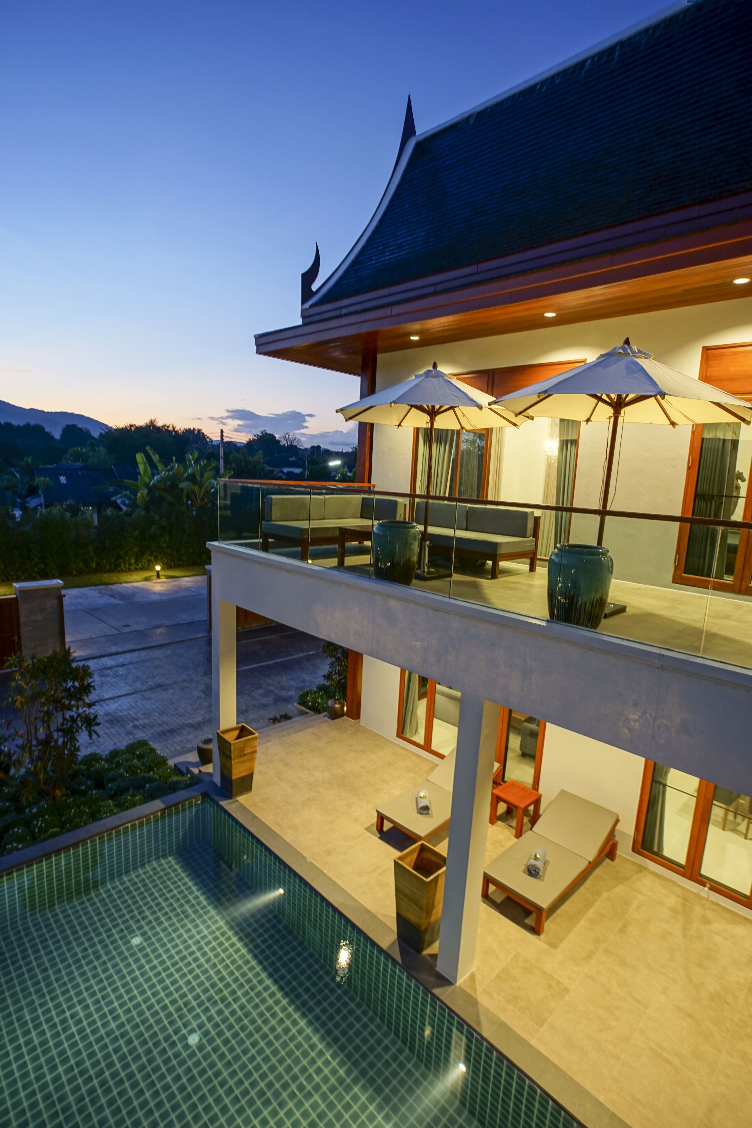 Valley View Villa with Private Pool | Minibar, in-room safe, desk, blackout drapes