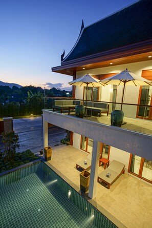 Valley View Villa with Private Pool | ミニバー、セーフティボックス (室内)、デスク、遮光カーテン