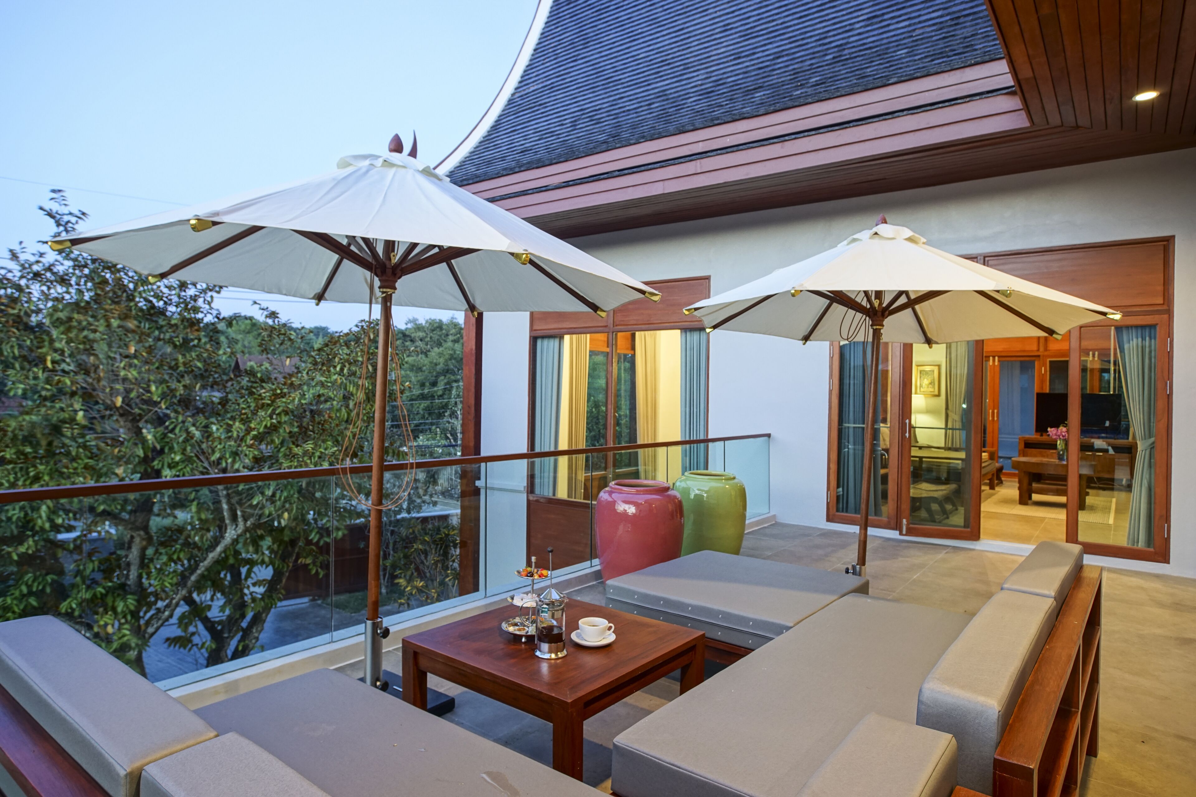 Grace Villa with Private Pool | Minibar, in-room safe, desk, blackout curtains