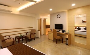 Deluxe-Doppelzimmer | Bettwäsche aus ägyptischer Baumwolle, hochwertige Bettwaren