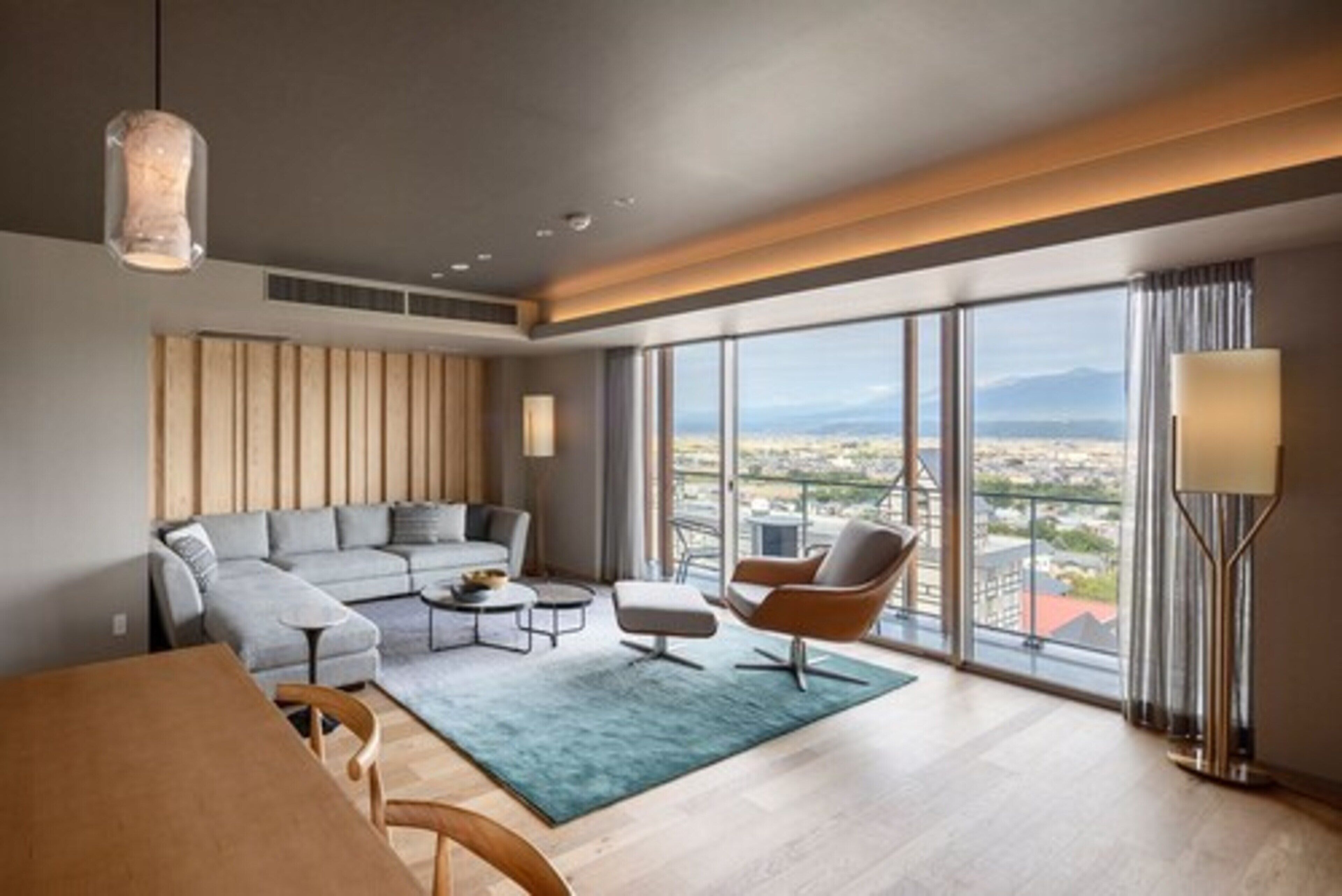 3 bedroom penthouse suite | living area | flat-screen tv