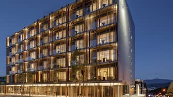 Front of property – evening/night