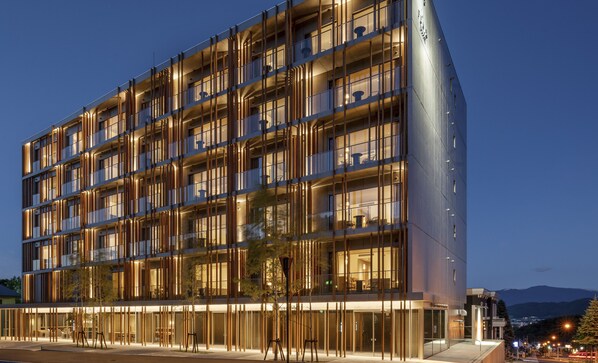 Front of property - evening/night