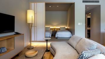 3 bedrooms, premium bedding, in-room safe, individually decorated