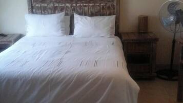 Individually decorated, individually furnished, desk, blackout drapes