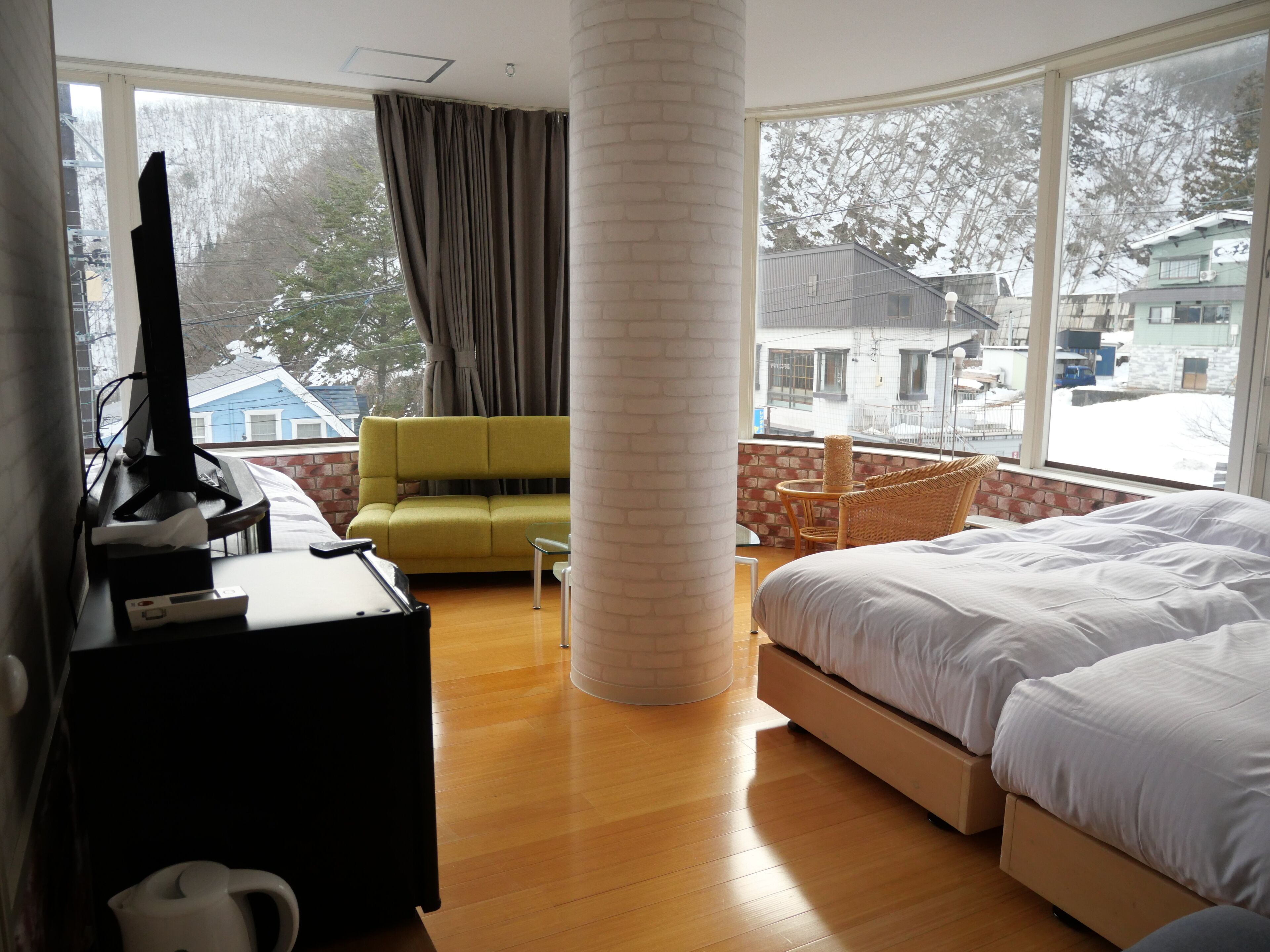 Deluxe Room (for 4 Guests, Western Style) | Down comforters, free minibar, in-room safe, individually decorated