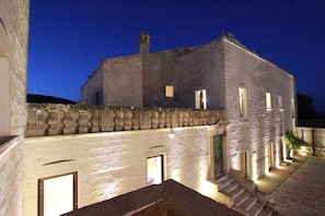 Front of property – evening/night