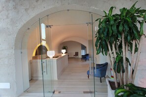 Interior entrance