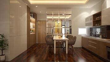 Suite | Living area | 51-inch flat-screen TV with cable channels, TV