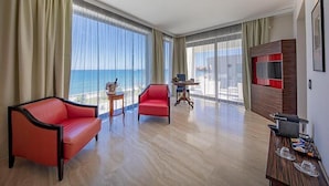 Suite | Living area - Victoria Palace Hotel (Cefalù)