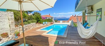 Appartement moderne 2/3 chambres Carpe Diem avec piscine extérieure, Wi-Fi, vue mer