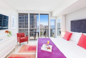 1 bedroom, iron/ironing board, travel crib, WiFi