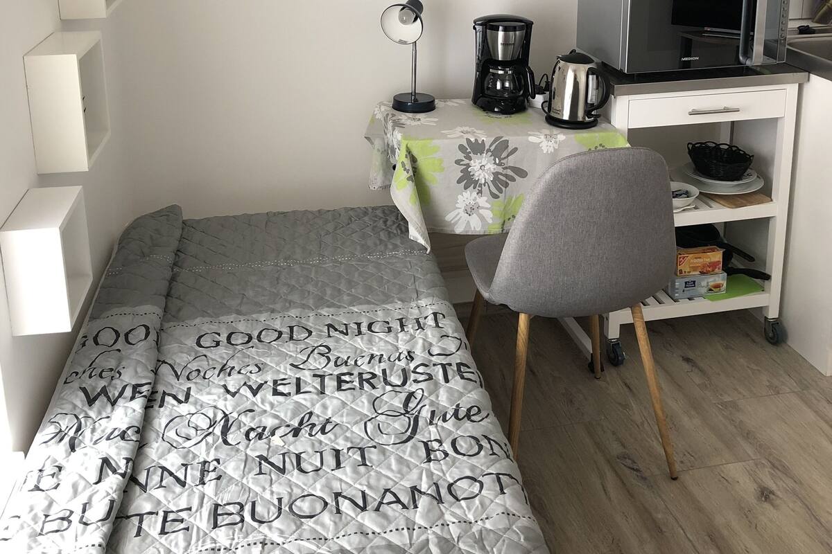 Single Room, Refrigerator & Microwave | Laptop workspace, WiFi (free), individually furnished, bed sheets