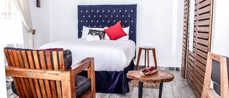 Blackout drapes, iron/ironing board, free WiFi, bed sheets