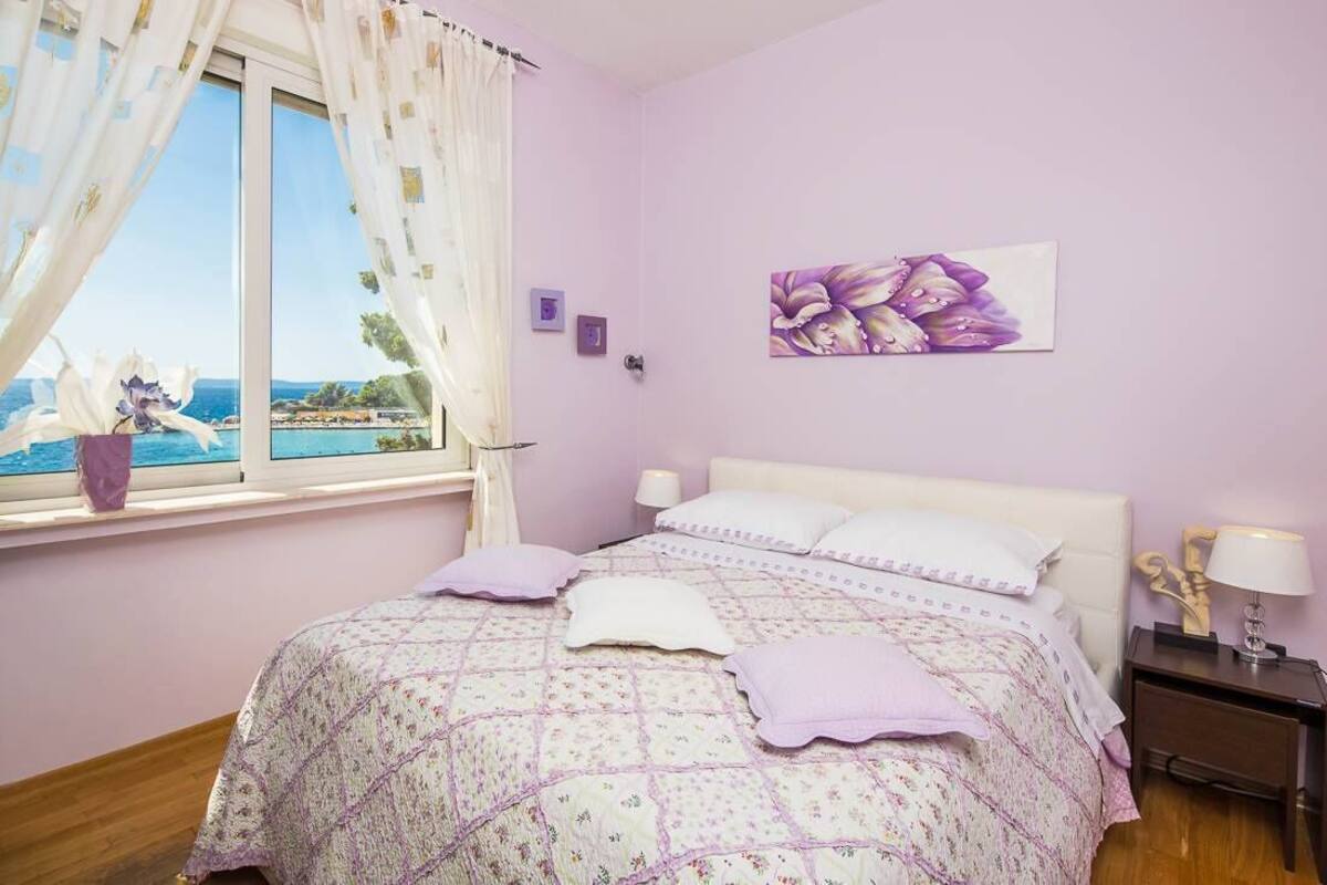 Panoramic Apartment, 1 Bedroom, Sea View | 1 bedroom, laptop workspace, soundproofing, iron/ironing board