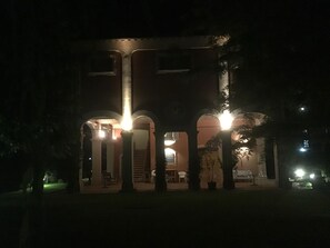 Front of property – evening/night