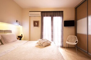 2 Bedroom House without Pool with Sea View | Lakens van Egyptisch katoen, luxe beddengoed, donzen dekbedden