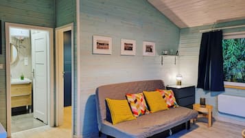 Cottage Deluxe, animaux de compagnie acceptés, vue jardin | 1 chambre, draps fournis