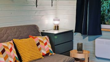 Deluxe-Ferienhaus, Haustiere gestattet, Gartenblick