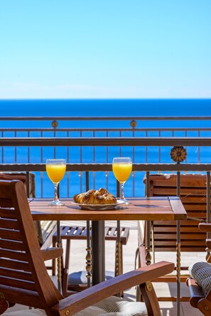 Apartment, 1 Bedroom, Balcony, Sea View (3 Adults) | Terrace/patio
