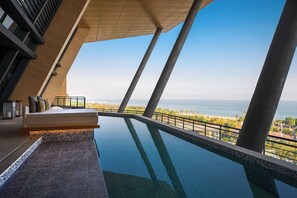Presidential Suite, 1 Bedroom | Pool | Indoor pool, seasonal outdoor pool, sun loungers