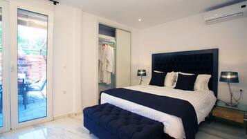 2 Schlafzimmer, Zimmersafe, kostenloses WLAN, Bettwäsche