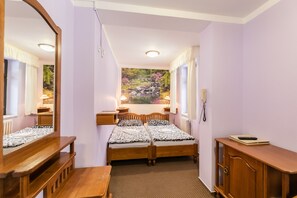 Classic Double or Twin Room | Desk, laptop workspace, blackout drapes, soundproofing