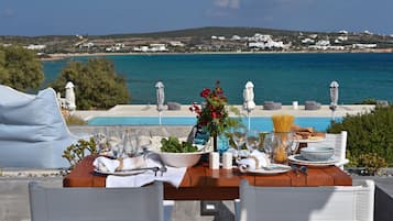 Executive-Villa, Meerblick | Terrasse/Patio