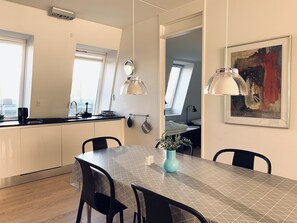 City Apartment, 2 Bedrooms, Non Smoking | Living area | TV, DVD player